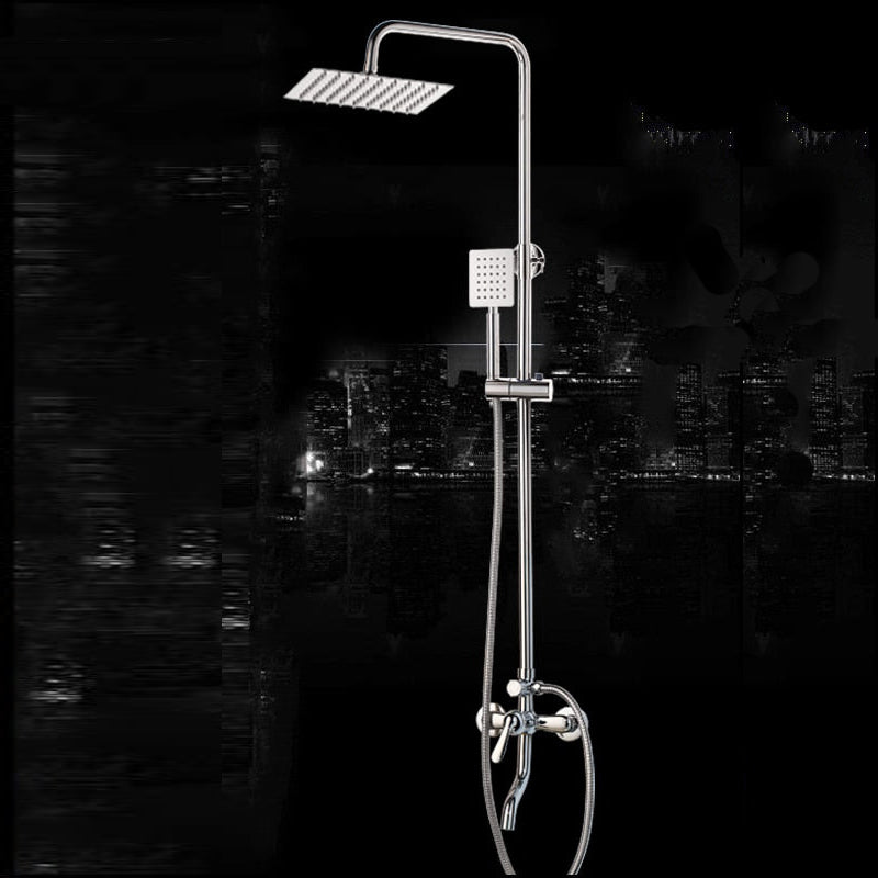 LANCOR Chrome Rainfall Shower Mixer