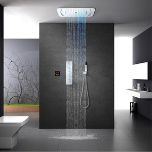 EDNAV LED Thermostatic Ceiling Rainshower