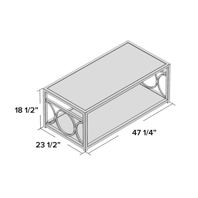 GERALDA Mirror Coffee Table